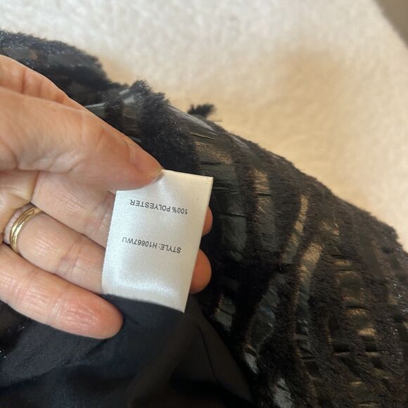 Conrad C Women’s 18 Vest Artsy Black Chic Career Zebra Art Pockets (tacked)Soft - Picture 8 of 13